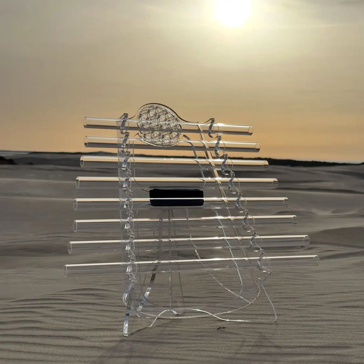 Quartz Crystal Harp - the science of sound and vibration