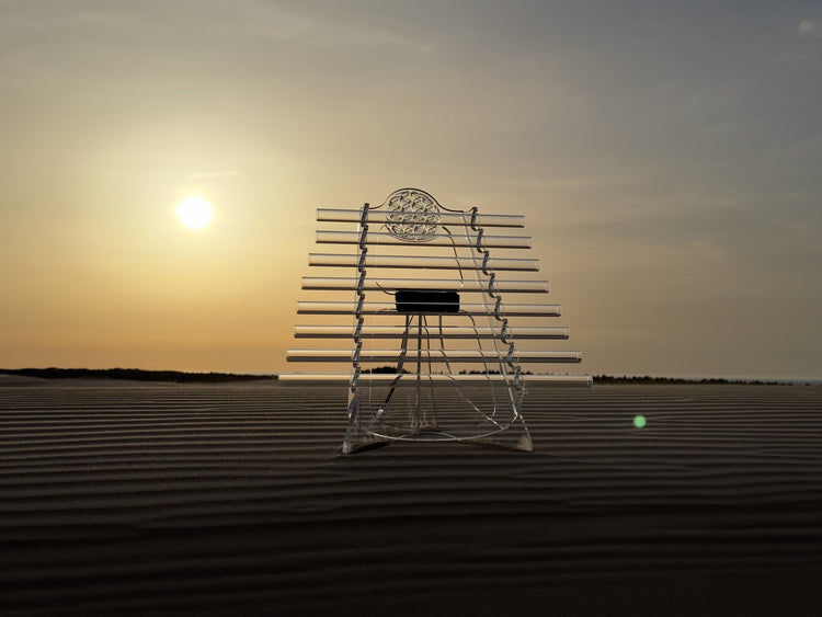 Your first crystal sound session - Crystal Harp ready to play