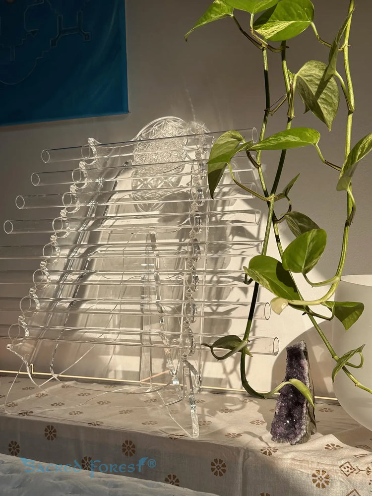 
                    
                      Celtic Moon D Sacred Forest Crystal Harp on the shelf at home as beautiful decoration as jewel
                    
                  