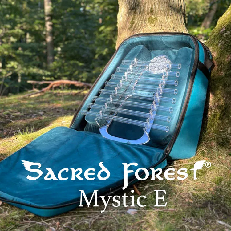 Sacred Forest Crystal Harp Mystic E - pure quartz 432 Hz instrument